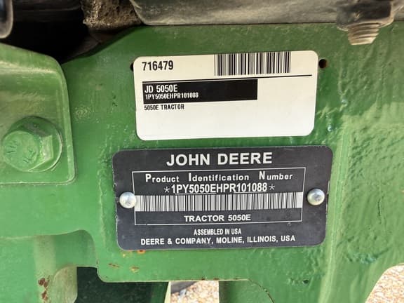 Image of John Deere 5050E equipment image 1