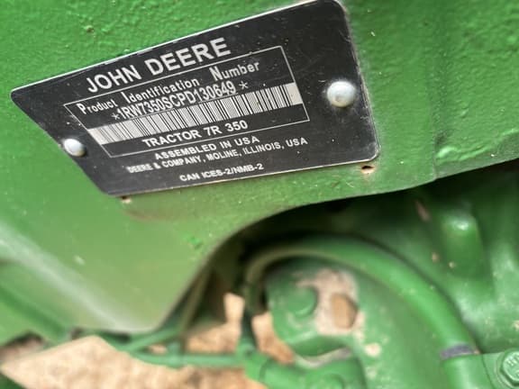 Image of John Deere 7R 350 equipment image 1
