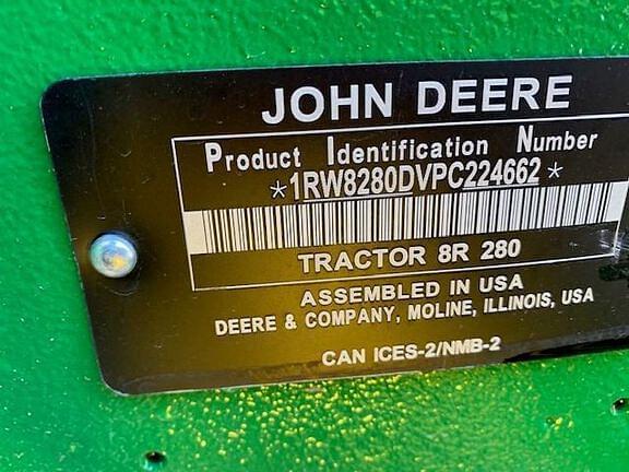 Image of John Deere 8R 280 equipment image 4