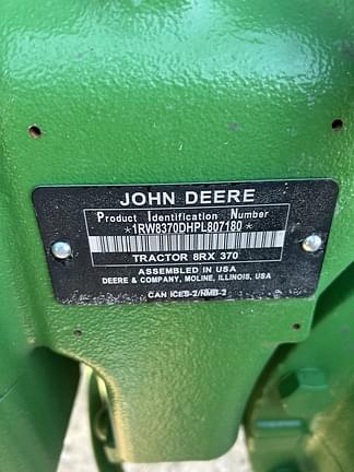 Image of John Deere 8RX 370 equipment image 4
