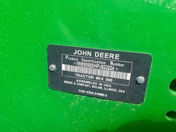 Image of John Deere 9RX 590 equipment image 4