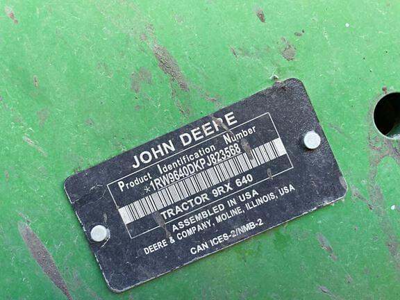 Image of John Deere 9RX 640 equipment image 4