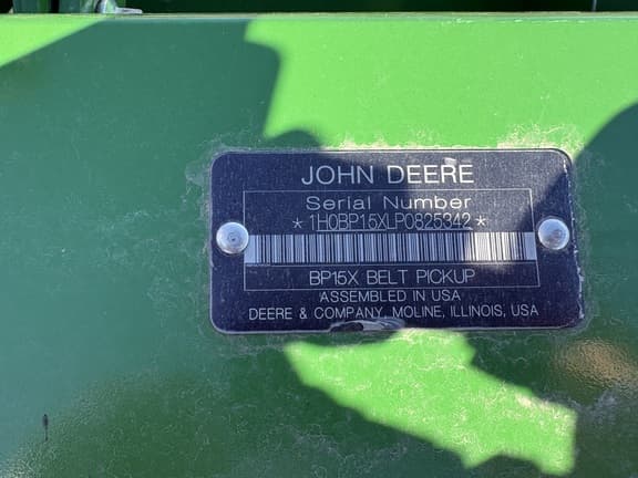 Image of John Deere BP15 equipment image 1