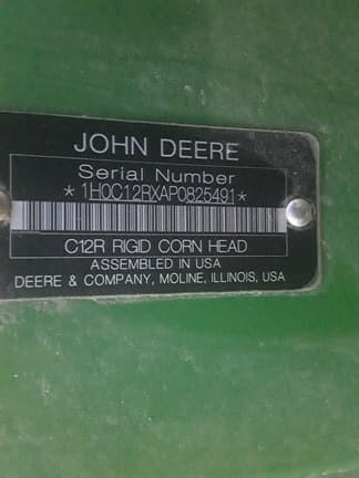 Image of John Deere C12R equipment image 4
