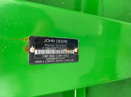 Image of John Deere C16R equipment image 3