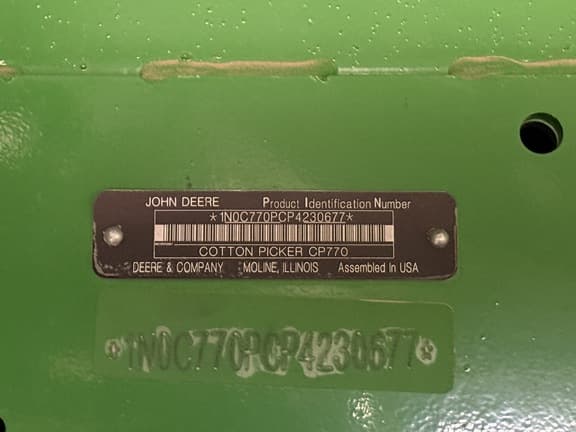Image of John Deere CP770 equipment image 4