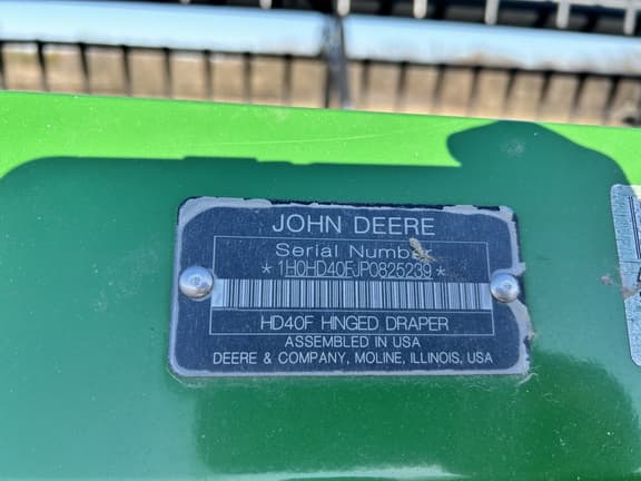 Image of John Deere HD40F equipment image 3