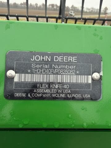 Image of John Deere HD40F equipment image 4