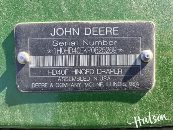 Image of John Deere HD40F equipment image 4