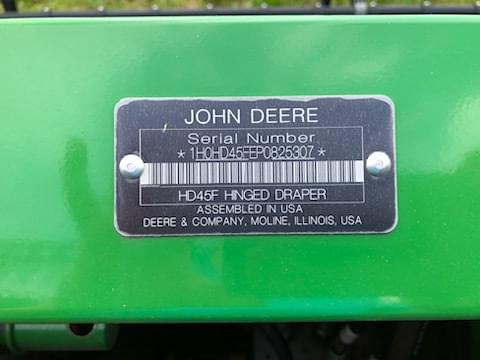 Image of John Deere HD45F equipment image 4