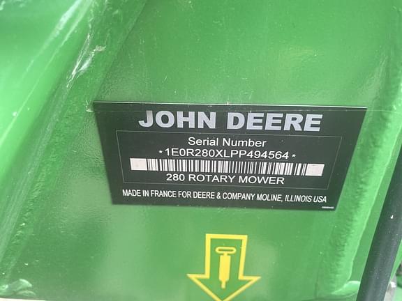 Image of John Deere R280 equipment image 3