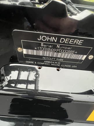 Image of John Deere RX84 equipment image 4