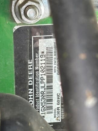Image of John Deere Z530R equipment image 1