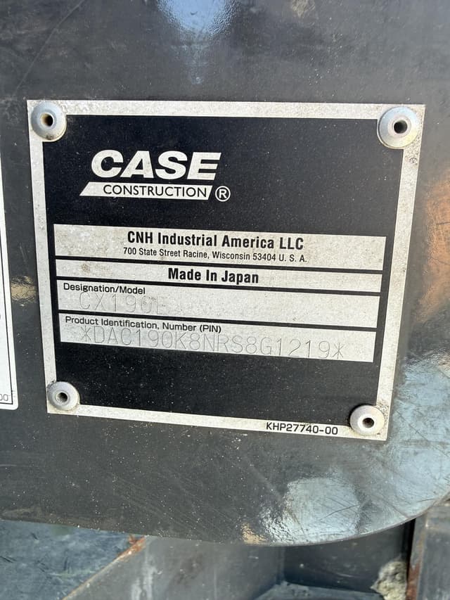 Image of Case CX190E equipment image 1