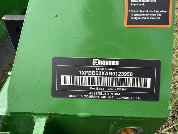 Image of Frontier BB5072 equipment image 2