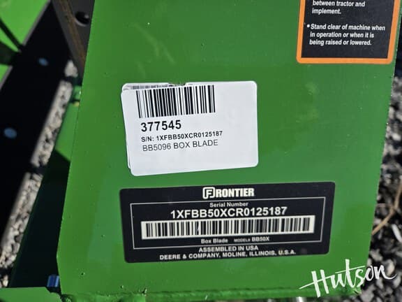 Image of Frontier BB5096 equipment image 4