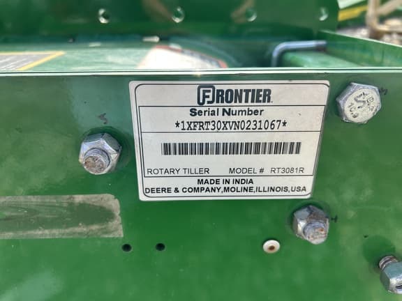 Image of Frontier RT3081R equipment image 4