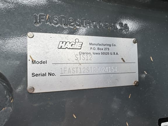 Image of Hagie STS12 equipment image 1