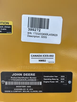 Image of John Deere 320G equipment image 3