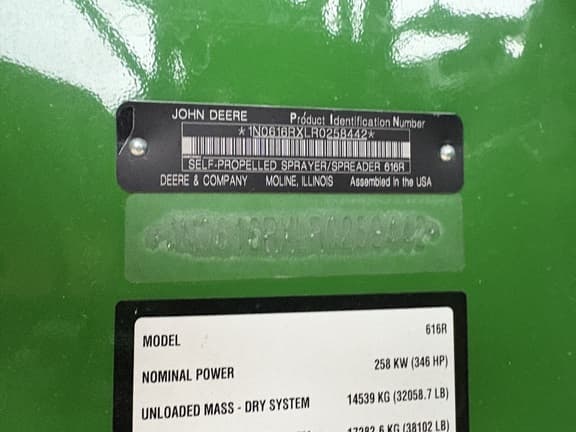 Image of John Deere 616R equipment image 4