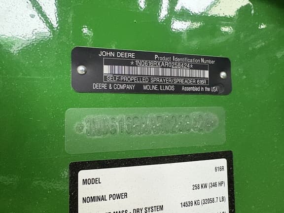 Image of John Deere 616R equipment image 4