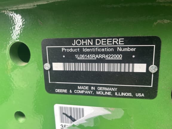 Image of John Deere 6R 145 equipment image 4