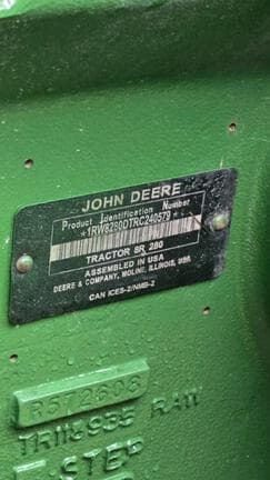 Image of John Deere 8R 280 equipment image 4