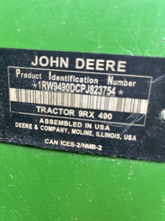 Image of John Deere 9RX 490 equipment image 2