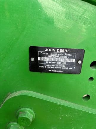 Image of John Deere 9RX 590 equipment image 4