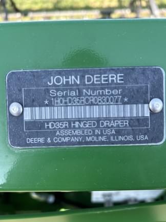 Image of John Deere HD35R equipment image 1