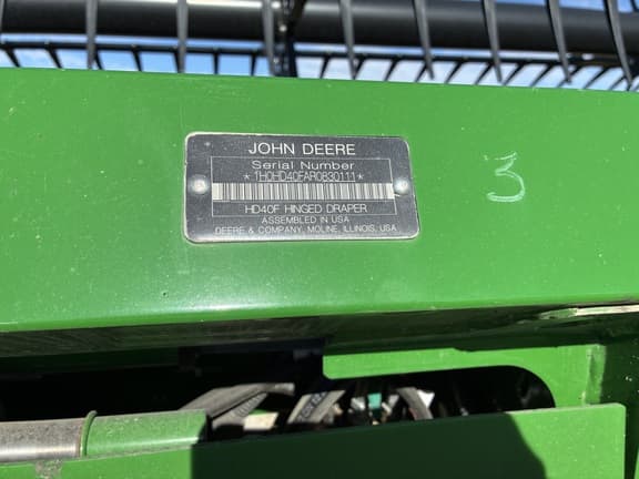 Image of John Deere HD40F equipment image 4