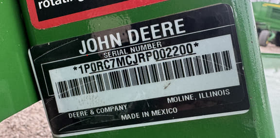 Image of John Deere RC7M equipment image 4