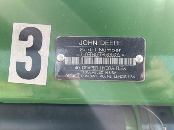 Image of John Deere RD40F equipment image 4