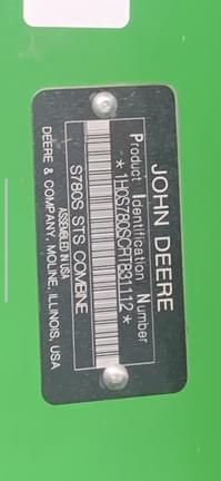 Image of John Deere S780 equipment image 3