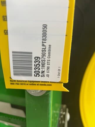 Image of John Deere S790 equipment image 2