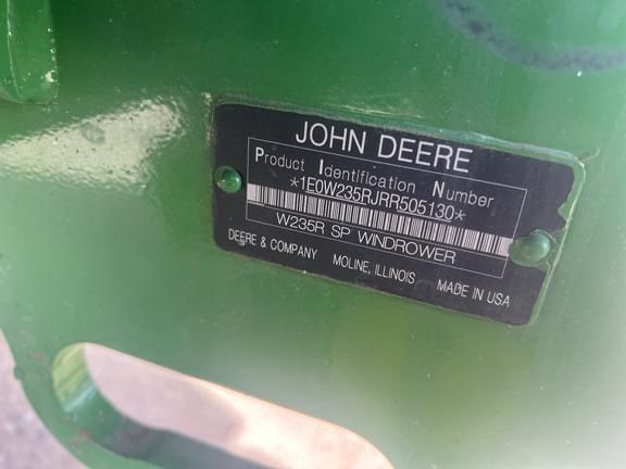 Image of John Deere W235R equipment image 2