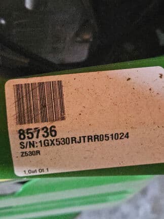 Image of John Deere Z530R equipment image 4