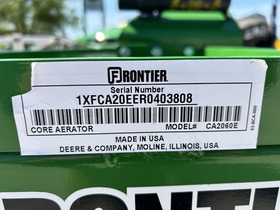 Image of Frontier CA2060E equipment image 4