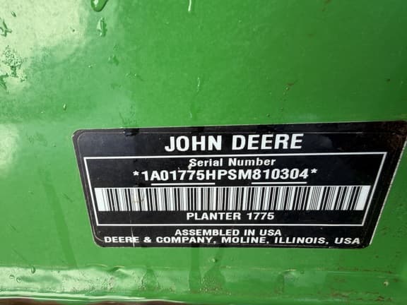 Image of John Deere 1775 equipment image 1
