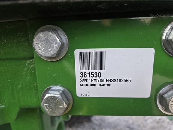 Image of John Deere 5050E equipment image 4