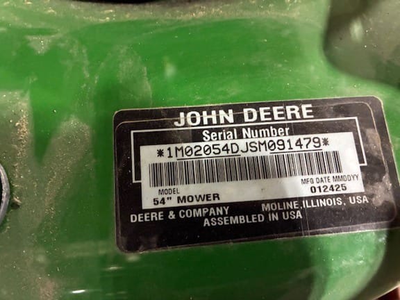 2025 John Deere 54D Equipment Image0