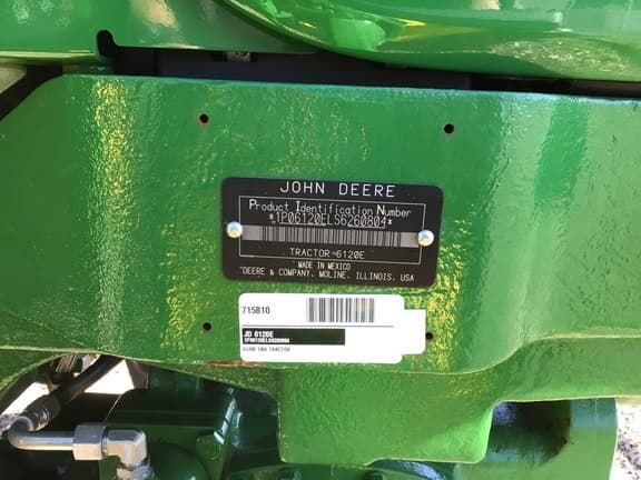 Image of John Deere 6120E equipment image 1