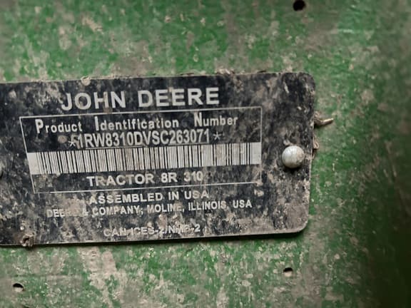 Image of John Deere 8R 310 equipment image 2