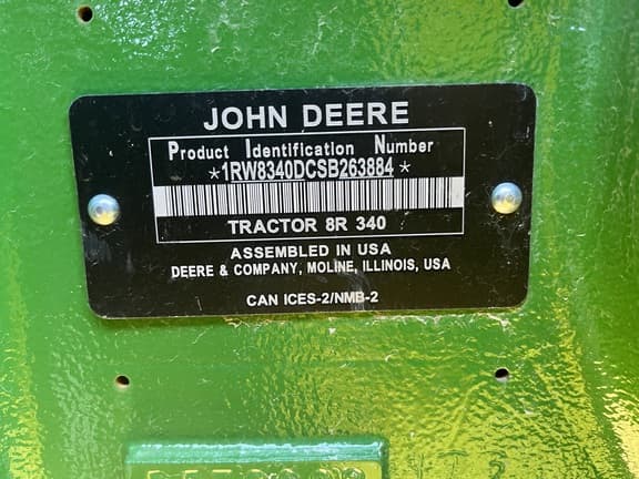 Image of John Deere 8R 340 equipment image 2
