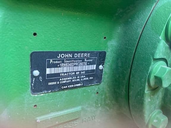Image of John Deere 8R 340 equipment image 4
