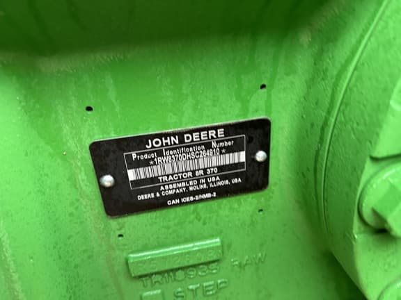 Image of John Deere 8R 370 equipment image 2