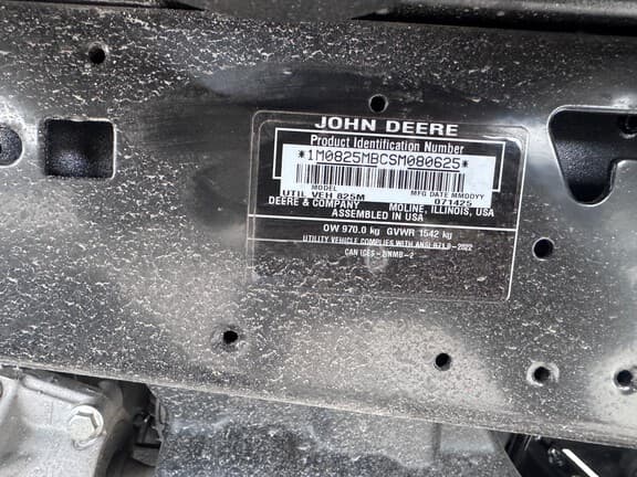 Image of John Deere XUV 825M S4 equipment image 4