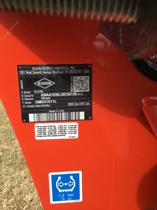 Image of Kuhn GMD 3151 TL equipment image 4