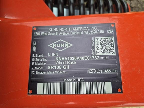 Image of Kuhn SR108 Image 1
