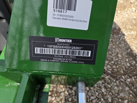 Image of Frontier BB5084 equipment image 3